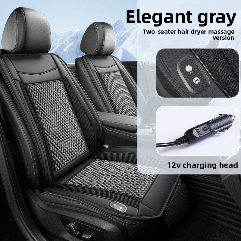 Ventilated Car Seat Cushion with Cooling Fan